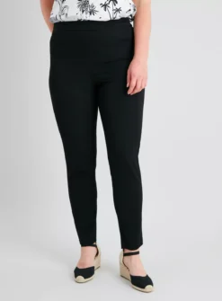 Black Tapered Slim Leg Trousers 14S -Cheap Zest Garb Store tuc134604838 Black R Z001A