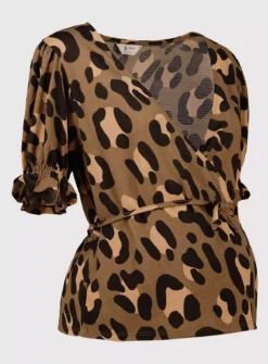 MATERNITY Giant Leopard Print Wrap Top 16 8 MATERNITY Giant Leopard Print Wrap Top 16 -Cheap Zest Garb Store tuc141248923 Multi20Coloured R Z003A