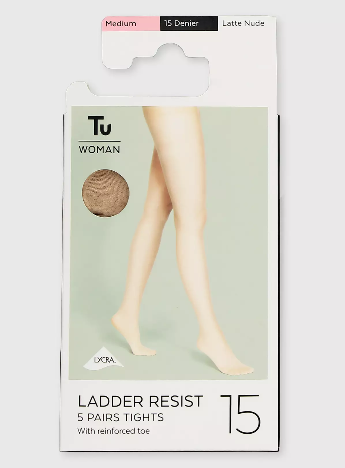 Latte Nude 15 Denier Ladder Resistant Tights 5 Pack XL 3 Latte Nude 15 Denier Ladder Resistant Tights 5 Pack XL