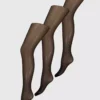 Nearly Black 15 Denier Gloss Tights 3 Pack XL -Cheap Zest Garb Store tuc141364748 Nearly20Black R Z002A