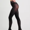 Secret Shaping Black 60 Denier Opaque Tights 2 Pack XL -Cheap Zest Garb Store tuc141365581 Black R Z002A