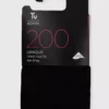 Black 200 Denier Supersoft Opaque Tights S