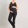 MATERNITY Active Black Racer Vest Top - 18 1 MATERNITY Active Black Racer Vest Top - 18 -Cheap Zest Garb Store tuc141399756 Black R Z002A