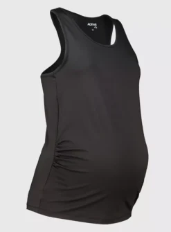 MATERNITY Active Black Racer Vest Top - 18 -Cheap Zest Garb Store tuc141399756 Black R Z003A