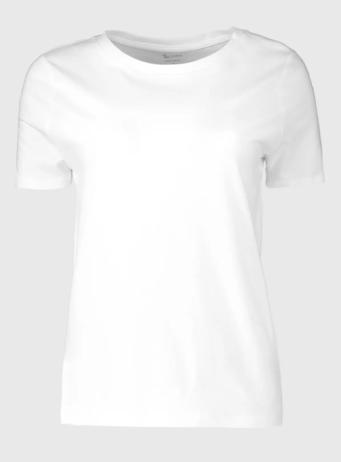 White Crew Neck Regular Fit T-Shirt - 22 5 White Crew Neck Regular Fit T-Shirt - 22 - Image 3
