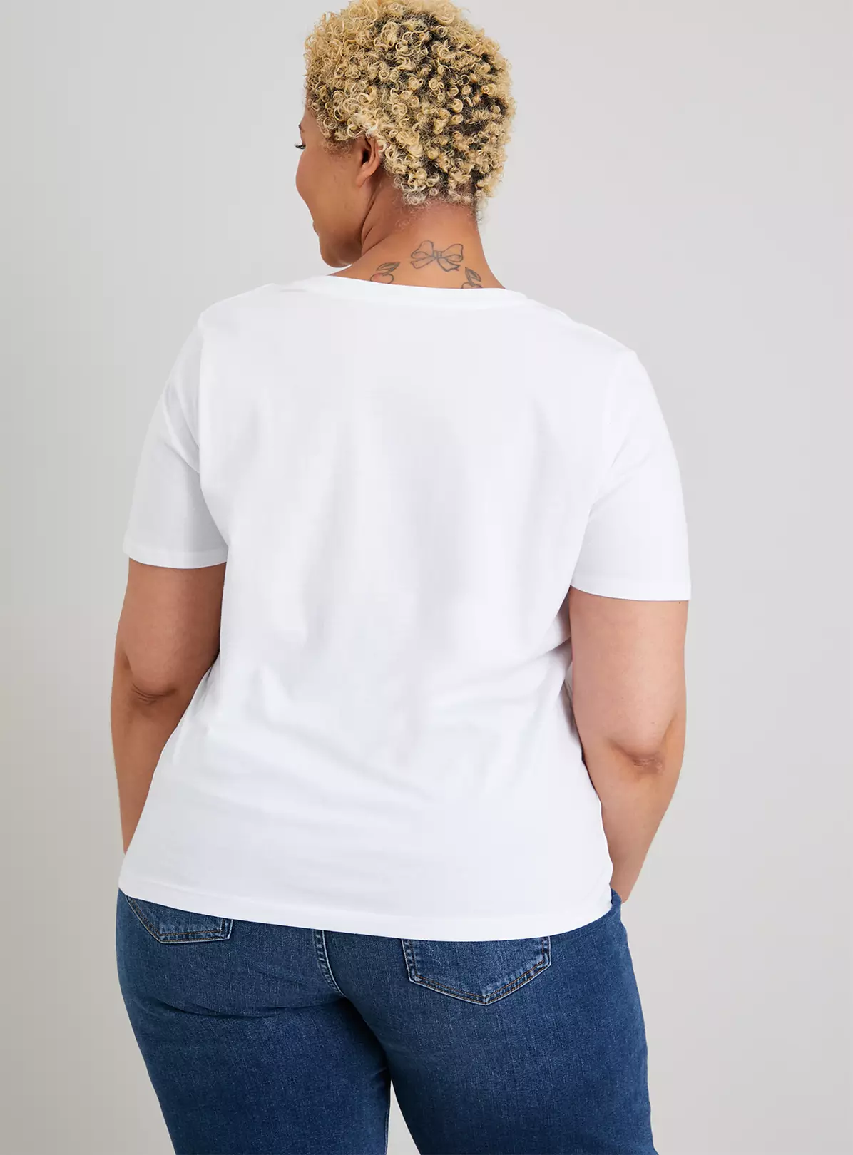 White Crew Neck Regular Fit T-Shirt - 22 6 White Crew Neck Regular Fit T-Shirt - 22 - Image 4