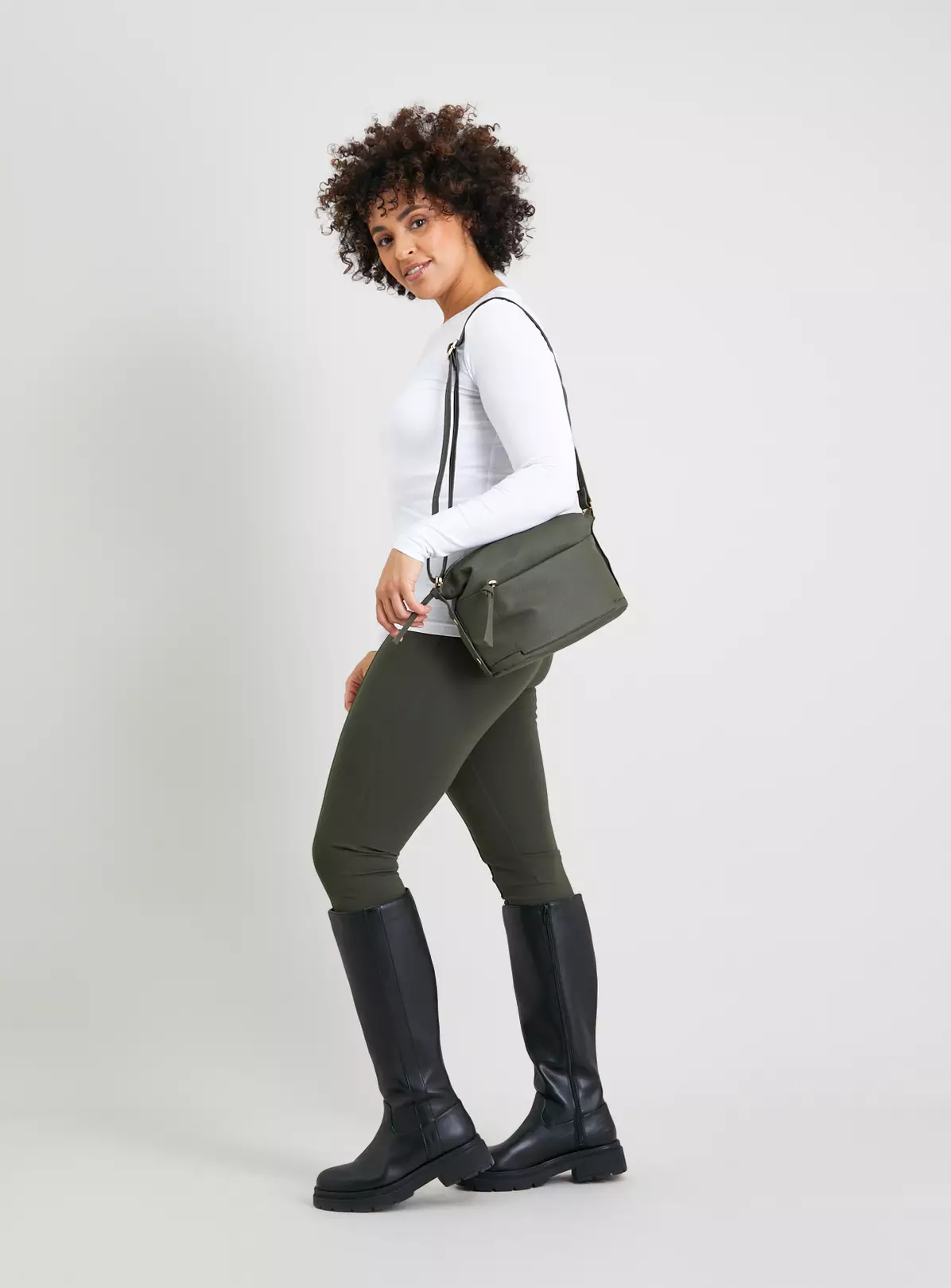 White Slim Fit Long Sleeve Top 26 6 White Slim Fit Long Sleeve Top 26 - Image 4