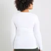 White Slim Fit Long Sleeve Top 26 2 White Slim Fit Long Sleeve Top 26 -Cheap Zest Garb Store tuc141603155 White R Z004A