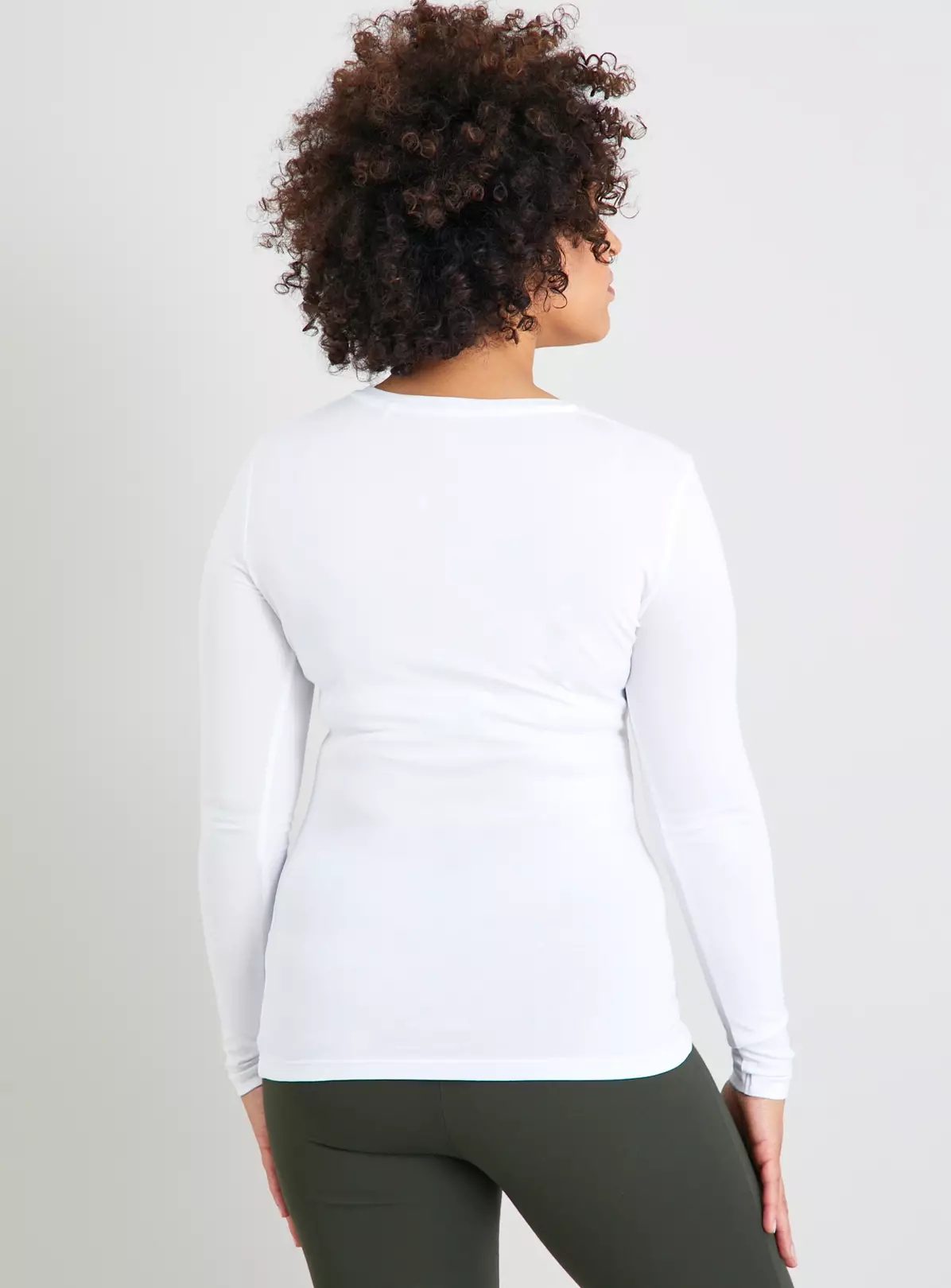 White Slim Fit Long Sleeve Top 26 3 White Slim Fit Long Sleeve Top 26