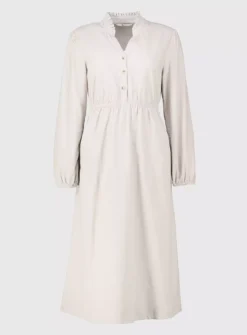 Ecru Cord Shirt Dress - 14 8 Ecru Cord Shirt Dress - 14 -Cheap Zest Garb Store tuc141628678 Natural R Z003A