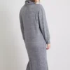 MATERNITY Grey Soft Touch Roll Neck Jumper Dress - 16 -Cheap Zest Garb Store tuc141690244 Grey R Z004A