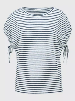 Navy Stripe Linen Rich T-Shirt - 14 8 Navy Stripe Linen Rich T-Shirt - 14 -Cheap Zest Garb Store tuc141852160 Multi20Coloured R Z003A