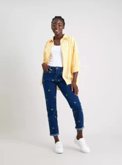Yellow Stripe Oversized Poplin Shirt 22 9 Yellow Stripe Oversized Poplin Shirt 22 -Cheap Zest Garb Store tuc142060885 Yellow R Z002A