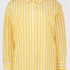 Yellow Stripe Oversized Poplin Shirt 22 -Cheap Zest Garb Store tuc142060885 Yellow R Z003A