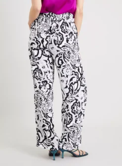 Mono Paisley Wide Leg Trousers - 24R 9 Mono Paisley Wide Leg Trousers - 24R -Cheap Zest Garb Store tuc142153539 Mono R Z004A