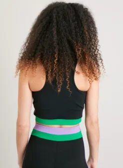 Active Black Colour Block Coord Crop Top 16 8 Active Black Colour Block Coord Crop Top 16 -Cheap Zest Garb Store tuc142184204 Black R Z004A