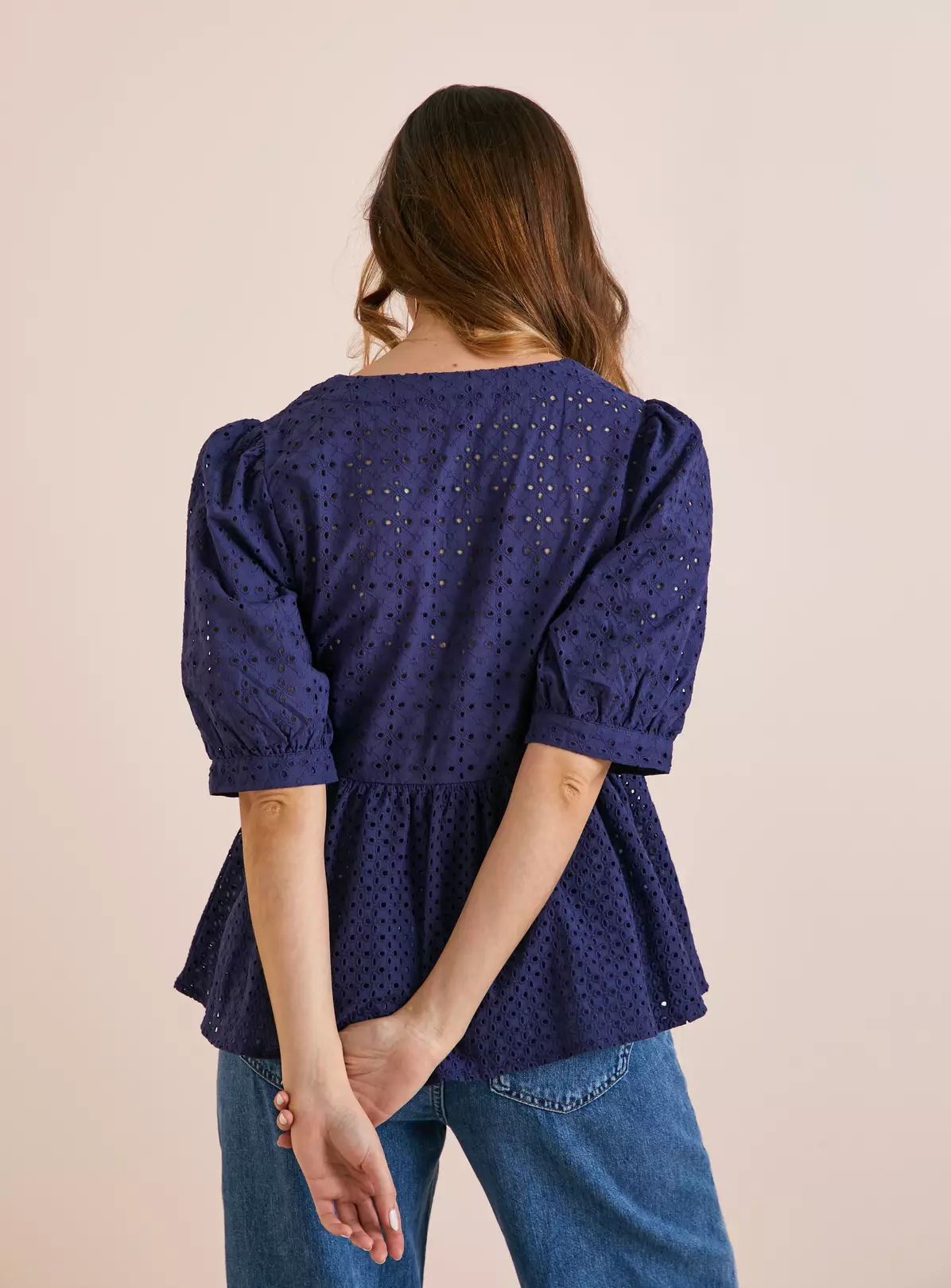 Everbelle Patched Broderie Top 10 4 Everbelle Patched Broderie Top 10 - Image 2