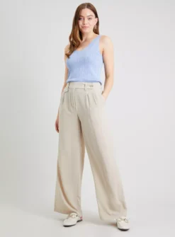 Cornflower Blue Ribbed Glitter Vest Top 22 -Cheap Zest Garb Store tuc142249581 Blue R Z002A