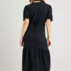Black Crinkle Midi Dress 26 1 Black Crinkle Midi Dress 26 -Cheap Zest Garb Store tuc142458050 Black R Z005A