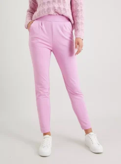 Pink Tailored Ponte Trousers 14L -Cheap Zest Garb Store tuc142498369 Pink R Z001A