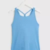 Active Blue Convertible Strap Vest Top 24 2 Active Blue Convertible Strap Vest Top 24 -Cheap Zest Garb Store tuc142504802 Blue R Z003A