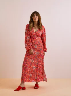 Everbelle Orange Patchwork Floral Midaxi Dress 6 -Cheap Zest Garb Store tuc142758132 Multi20Coloured R Z001A