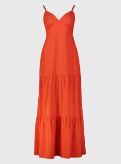 For All The Love Tiered Maxi Dress 8 -Cheap Zest Garb Store tuc142760574 Red R Z006A