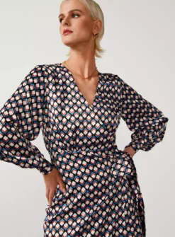 For All The Love Printed Satin Wrap Midi Dress 6 13 For All The Love Printed Satin Wrap Midi Dress 6 -Cheap Zest Garb Store tuc142765623 Multi20Coloured R Z005A