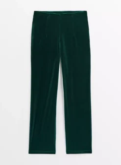 Dark Green Straight Leg Velvet Coord Trousers 22R 11 Dark Green Straight Leg Velvet Coord Trousers 22R -Cheap Zest Garb Store tuc142768162 Dark20Green R Z003A