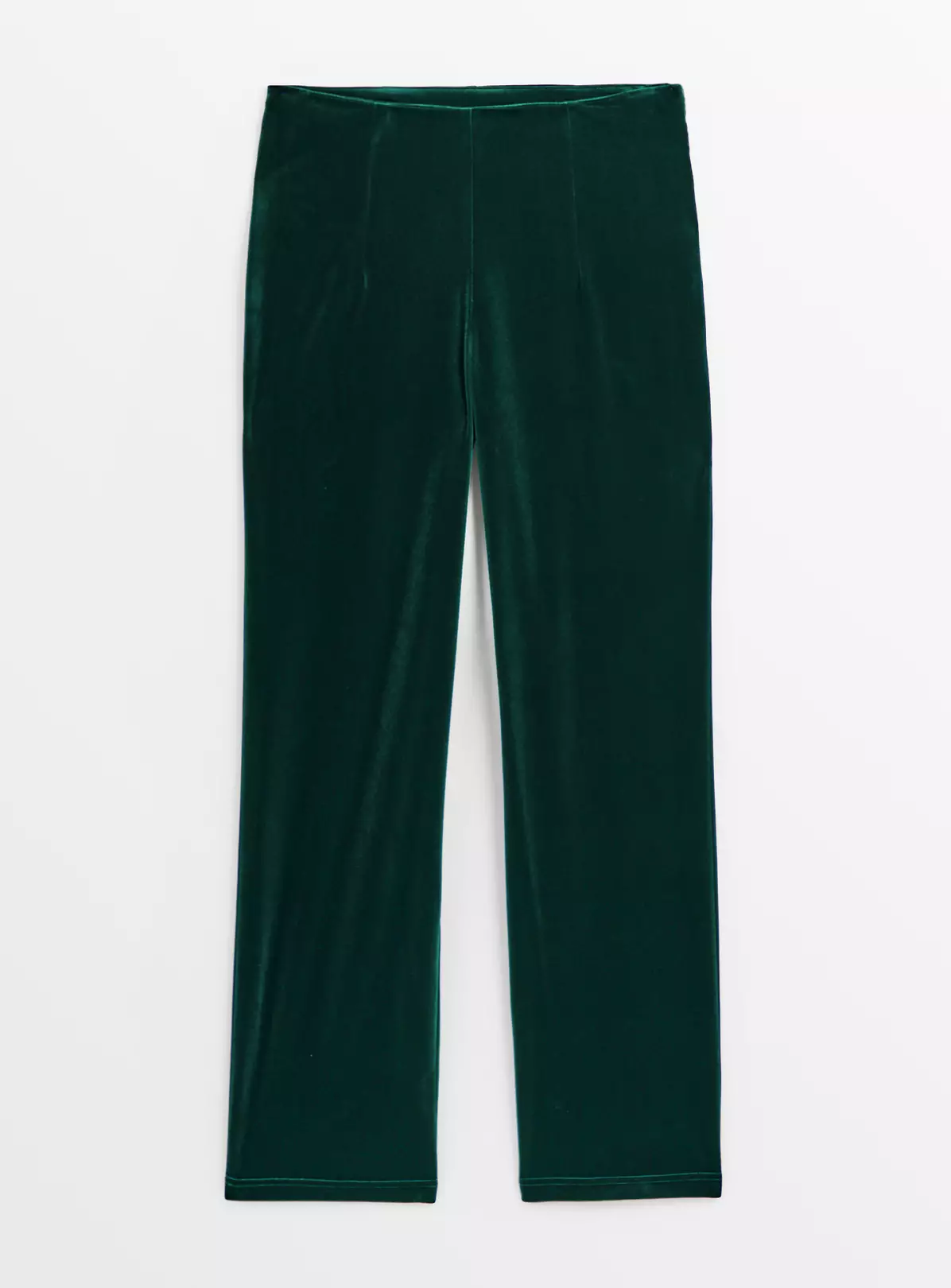 Dark Green Straight Leg Velvet Coord Trousers 22R 7 Dark Green Straight Leg Velvet Coord Trousers 22R - Image 5