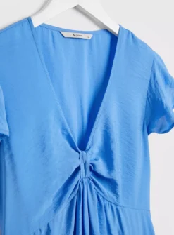 Blue Frill Sleeve Midi Dress 20 9 Blue Frill Sleeve Midi Dress 20 -Cheap Zest Garb Store tuc142914799 Blue R Z004A