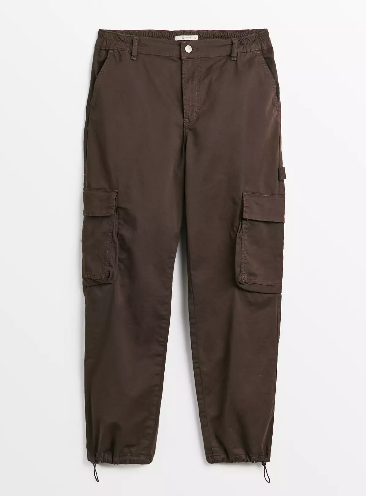 Brown Cargo Parachute Trousers 10 6 Brown Cargo Parachute Trousers 10 - Image 4