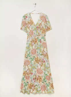 FATFACE Vivvie Paradise Floral Midi Dress 10 -Cheap Zest Garb Store tuc143016413 Ivory R Z005A