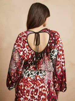 EVERBELLE Animal Print Cut Out Top 18 -Cheap Zest Garb Store tuc143034785 Multi20Coloured R Z004A 1