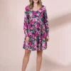 ANORAK Cut Fruit EcoVero Laurie Mini Dress 16 -Cheap Zest Garb Store tuc143042911 Purple R Z001A
