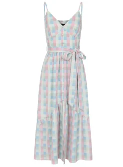 LITTLE MISTRESS Check Midaxi 16