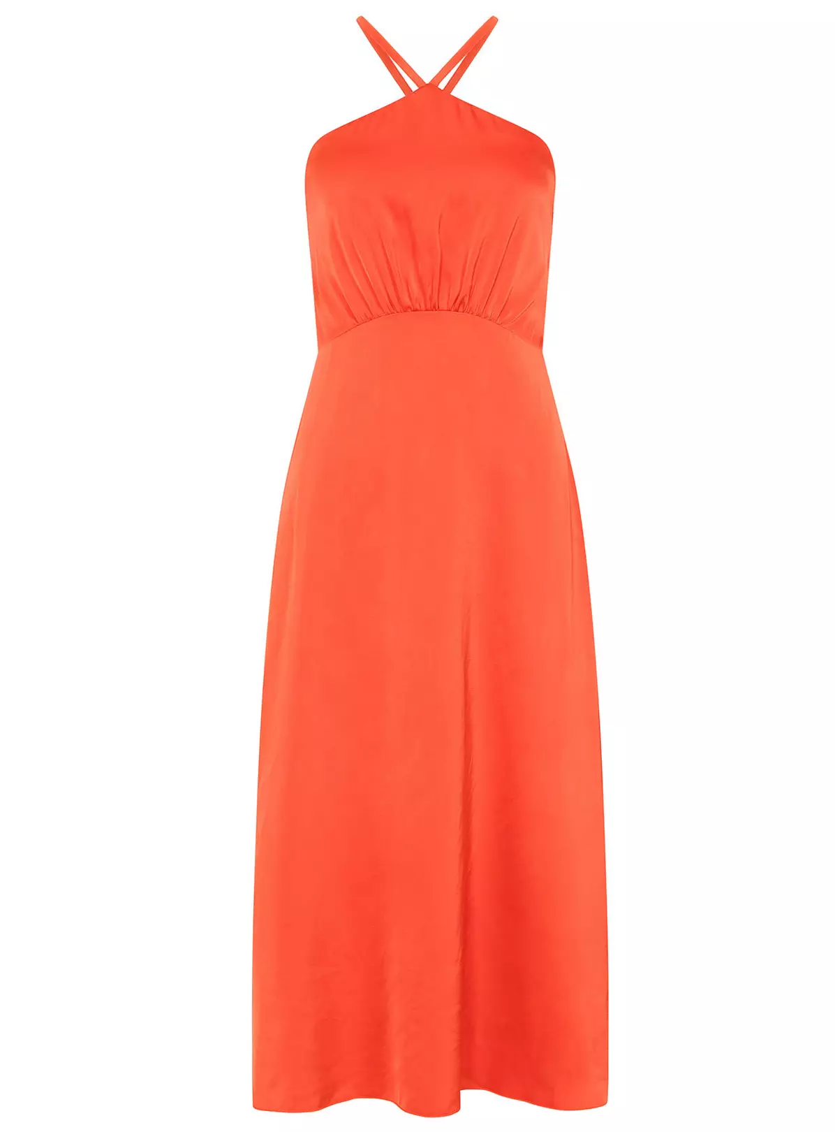 LITTLE MISTRESS Orange Satin Midaxi 18 7 LITTLE MISTRESS Orange Satin Midaxi 18 - Image 5