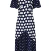 LITTLE MISTRESS Navy Spot Angel Sleeve Midaxi 14 2 LITTLE MISTRESS Navy Spot Angel Sleeve Midaxi 14 -Cheap Zest Garb Store tuc143075051 Navy R Z003A