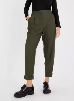 Khaki Tapered Trousers 20S 8 Khaki Tapered Trousers 20S -Cheap Zest Garb Store tuc143130152 Khaki R Z001A 1