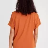 Orange Relaxed Fit Ponte Top 24 -Cheap Zest Garb Store tuc143176863 Orange R Z004A