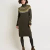 BRAKEBURN Roll Neck Knitted Dress 16 -Cheap Zest Garb Store tuc143206410 Grey R Z004A