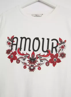 White Amour Slogan T-Shirt 22 -Cheap Zest Garb Store tuc143219501 Cream R Z004A