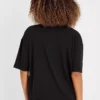 Black Ribbed Boxy T-Shirt 18