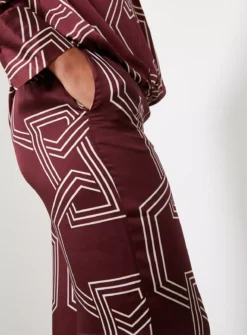 For All The Love Printed Satin Wide Leg Co-ord Trouser 14 -Cheap Zest Garb Store tuc143283597 Multi20Coloured R Z003A