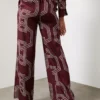 For All The Love Printed Satin Wide Leg Co-ord Trouser 14 -Cheap Zest Garb Store tuc143283597 Multi20Coloured R Z004A
