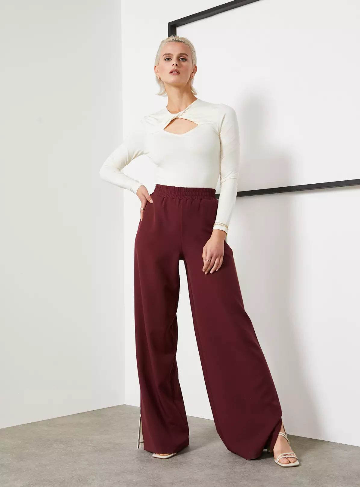 For All The Love Stone Twist Neck Cut Out Top 12 3 For All The Love Stone Twist Neck Cut Out Top 12