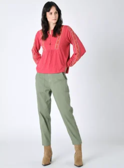 BURGS Meshaw Emd Smock Top 16 -Cheap Zest Garb Store tuc143326905 Red R Z004A