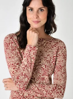 BURGS Carey Printed Jersey Top 10 -Cheap Zest Garb Store tuc143327300 Multi20Coloured R Z003A