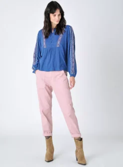 BURGS Meshaw Emd Smock Top 8 10 BURGS Meshaw Emd Smock Top 8 -Cheap Zest Garb Store tuc143327561 Blue R Z004A