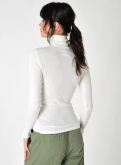 BURGS Agnes Jersey Roll Neck Top 18 -Cheap Zest Garb Store tuc143327756 White R Z002A